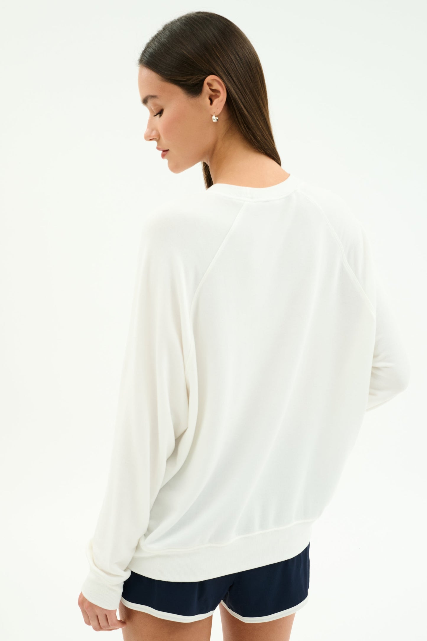 Andie Oversized Fleece Varsity Graphic Sweatshirt - Splits59