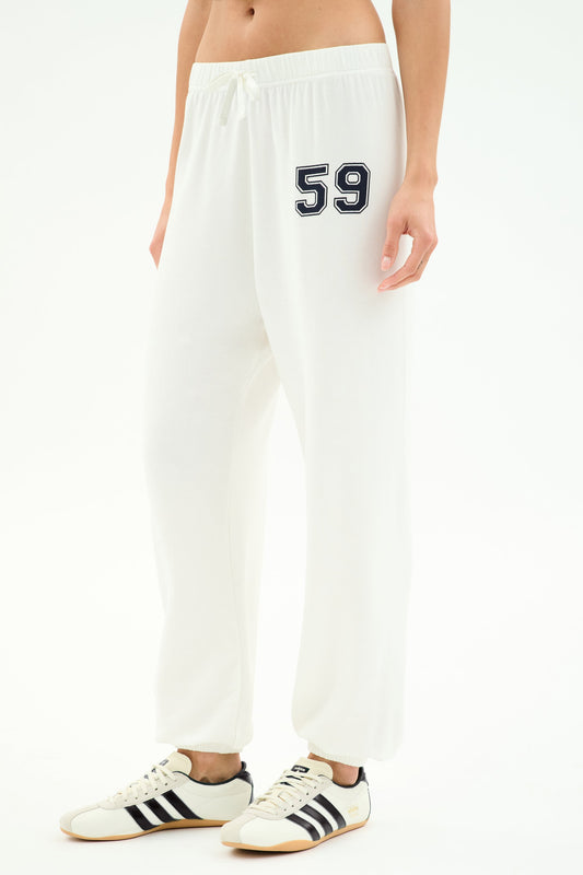 Andie Oversized Fleece Varsity 59 Sweatpant - Splits59