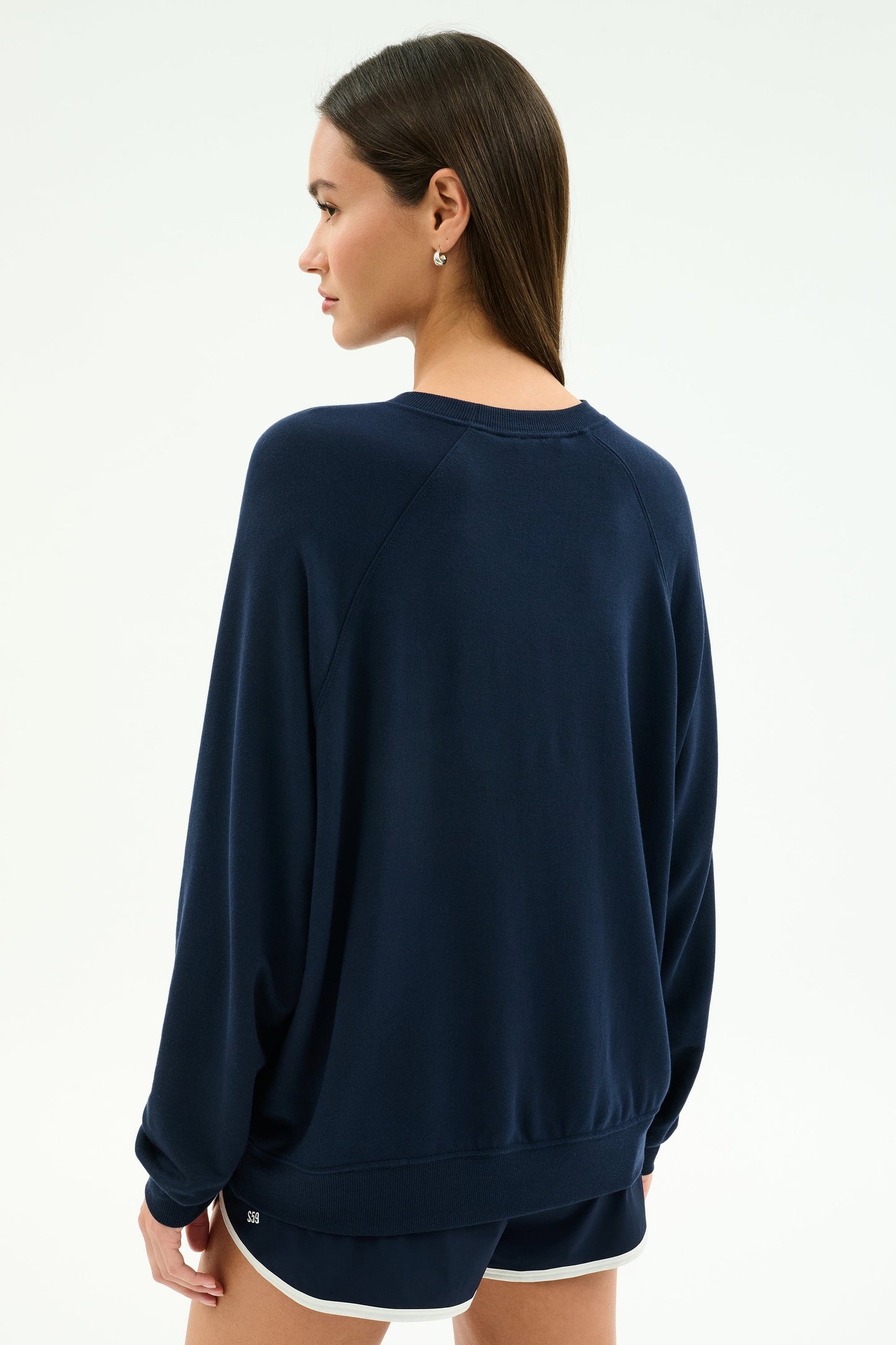 Andie Oversized Fleece Varsity Graphic Sweatshirt - Splits59