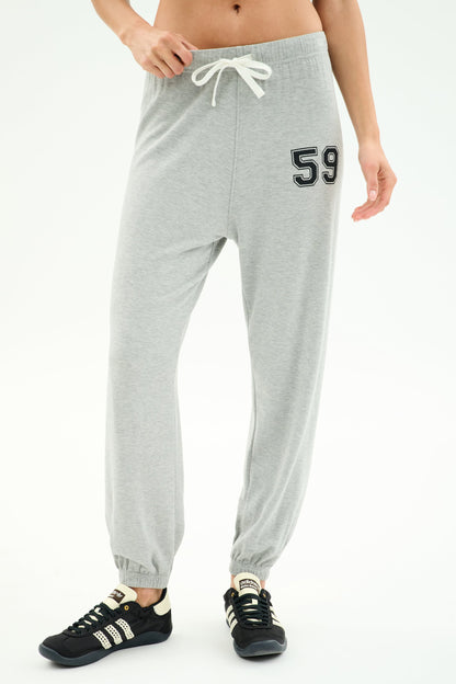 Andie Oversized Fleece Varsity 59 Sweatpant - Splits59