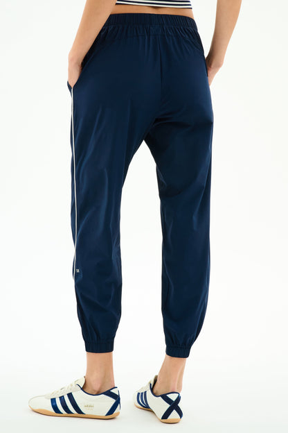 Megan Woven Nylon Jogger w/ Piping - Splits59