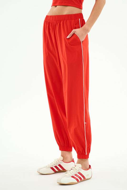 Megan Woven Nylon Jogger w/ Piping - Splits59