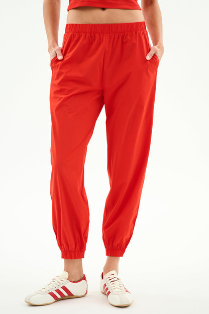 Megan Woven Nylon Jogger w/ Piping - Splits59