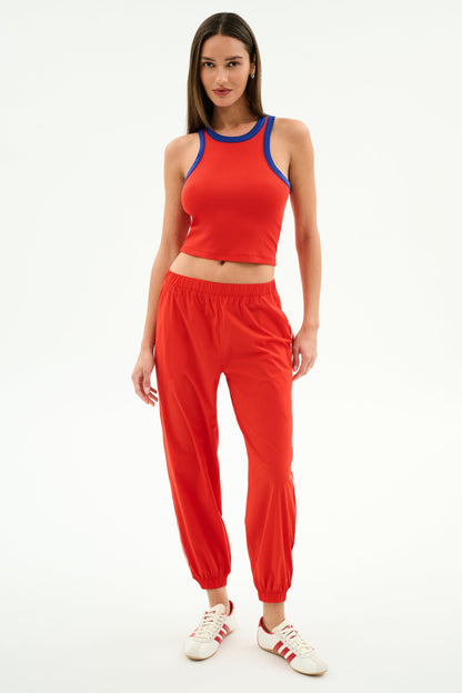 Megan Woven Nylon Jogger w/ Piping - Splits59