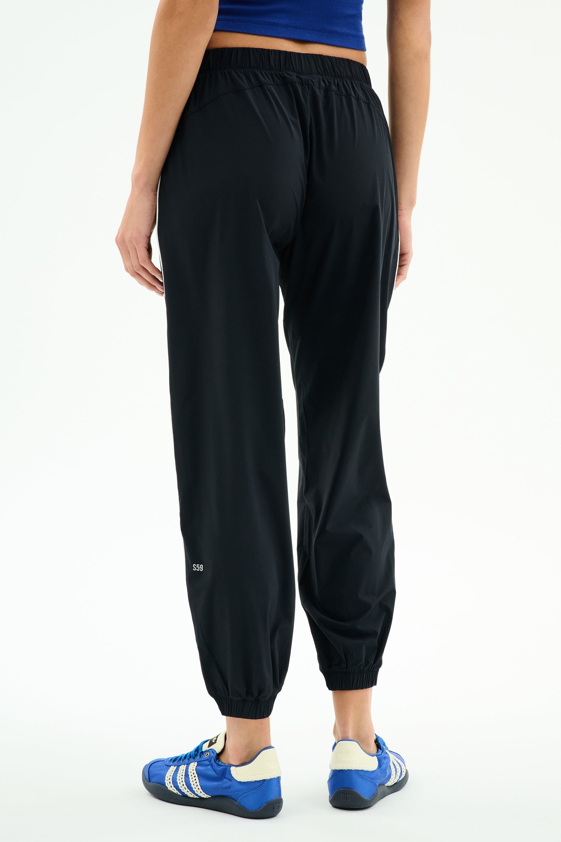 Megan Woven Nylon Jogger w/ Piping - Splits59
