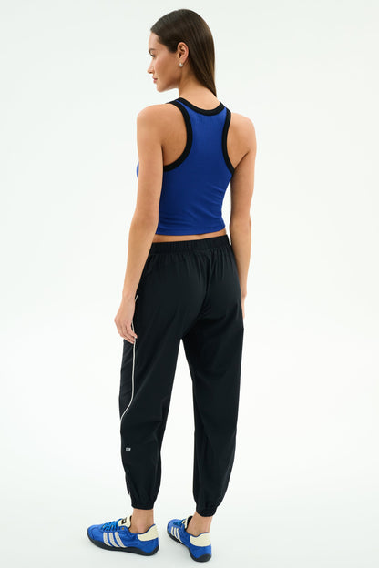 Megan Woven Nylon Jogger w/ Piping - Splits59
