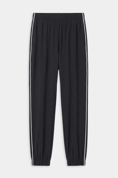 Megan Woven Nylon Jogger w/ Piping - Splits59