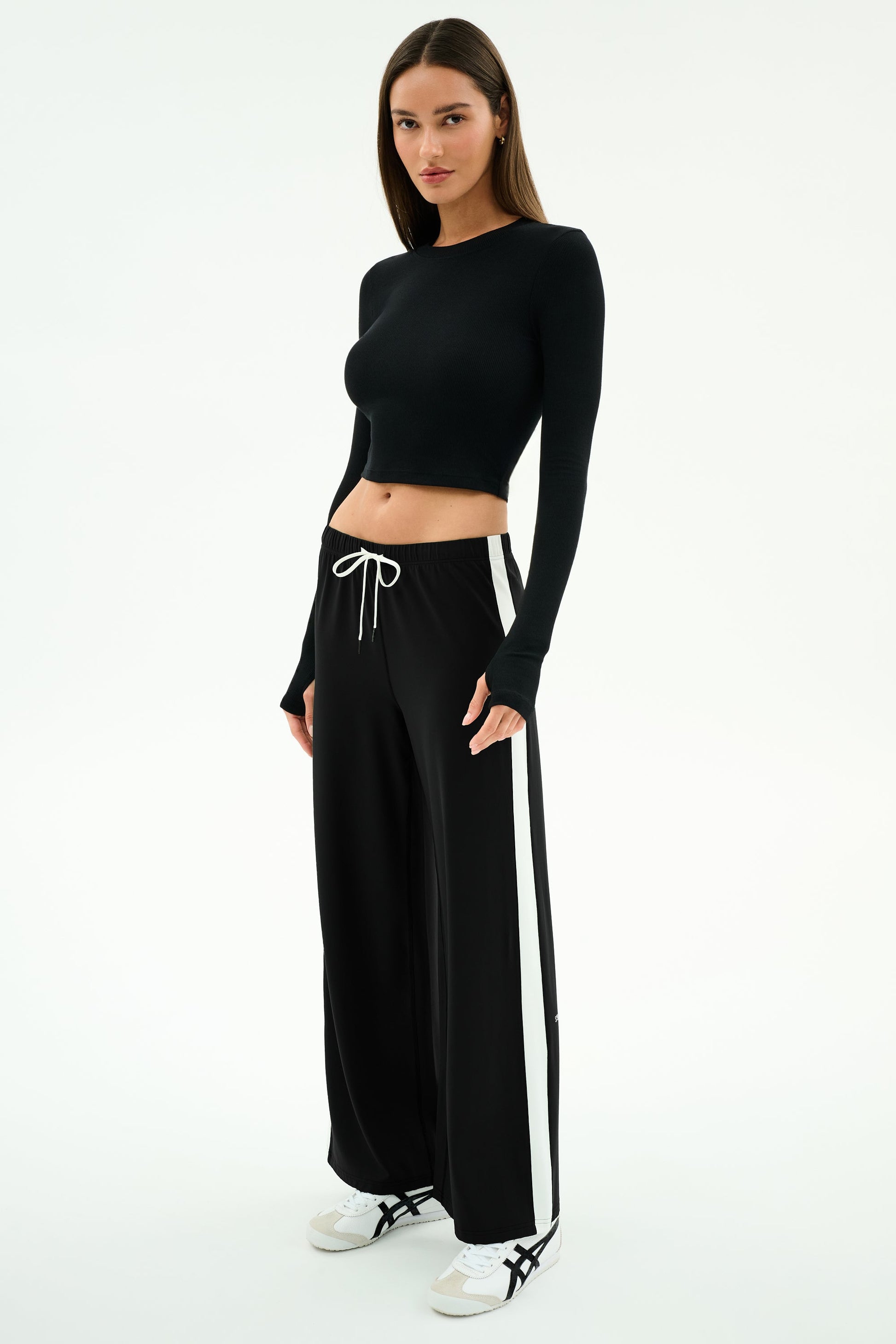 Louise Rib Long Sleeve Crop - Splits59