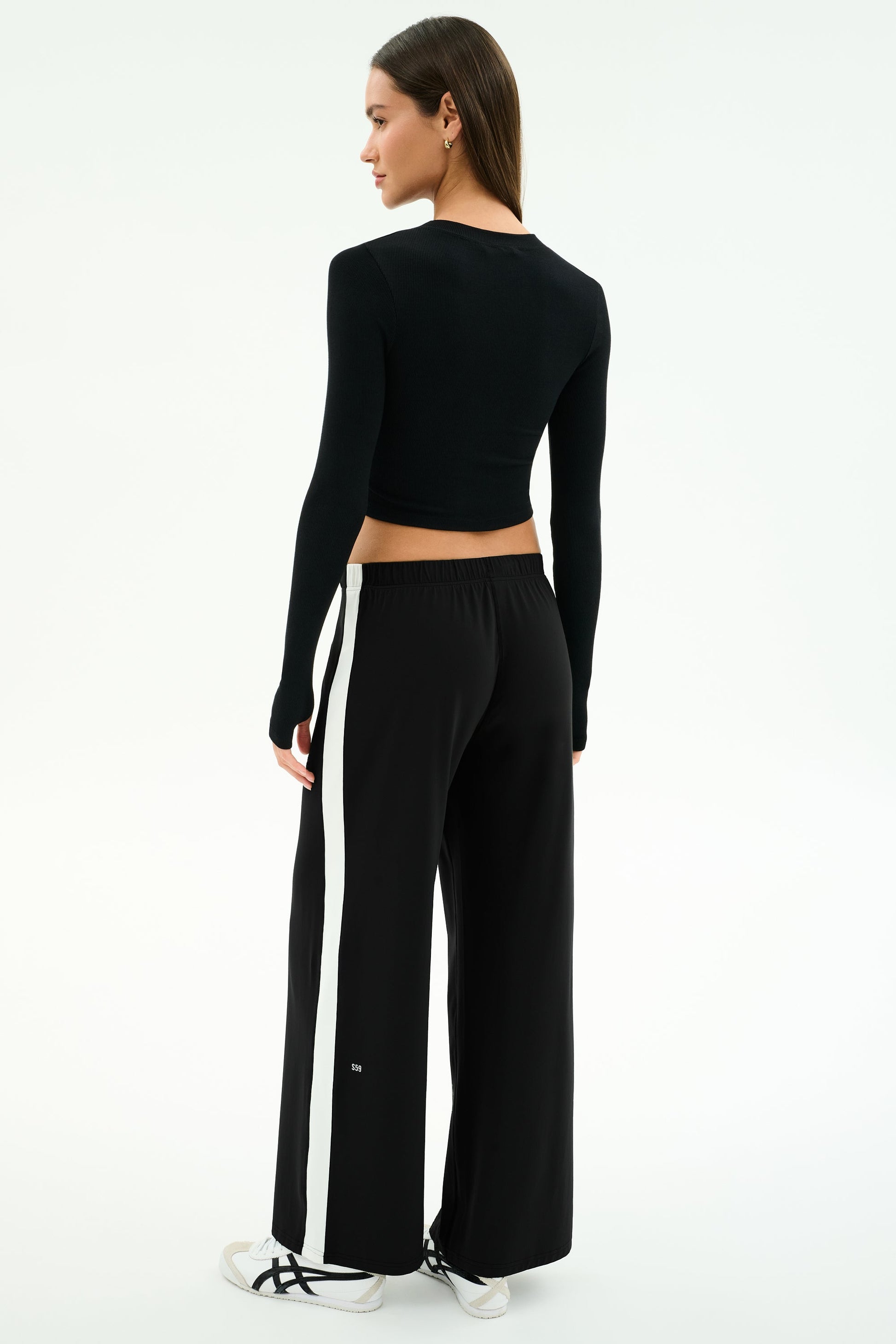 Louise Rib Long Sleeve Crop - Splits59