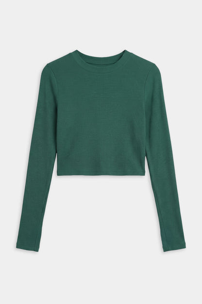 Louise Rib Long Sleeve Crop - Splits59