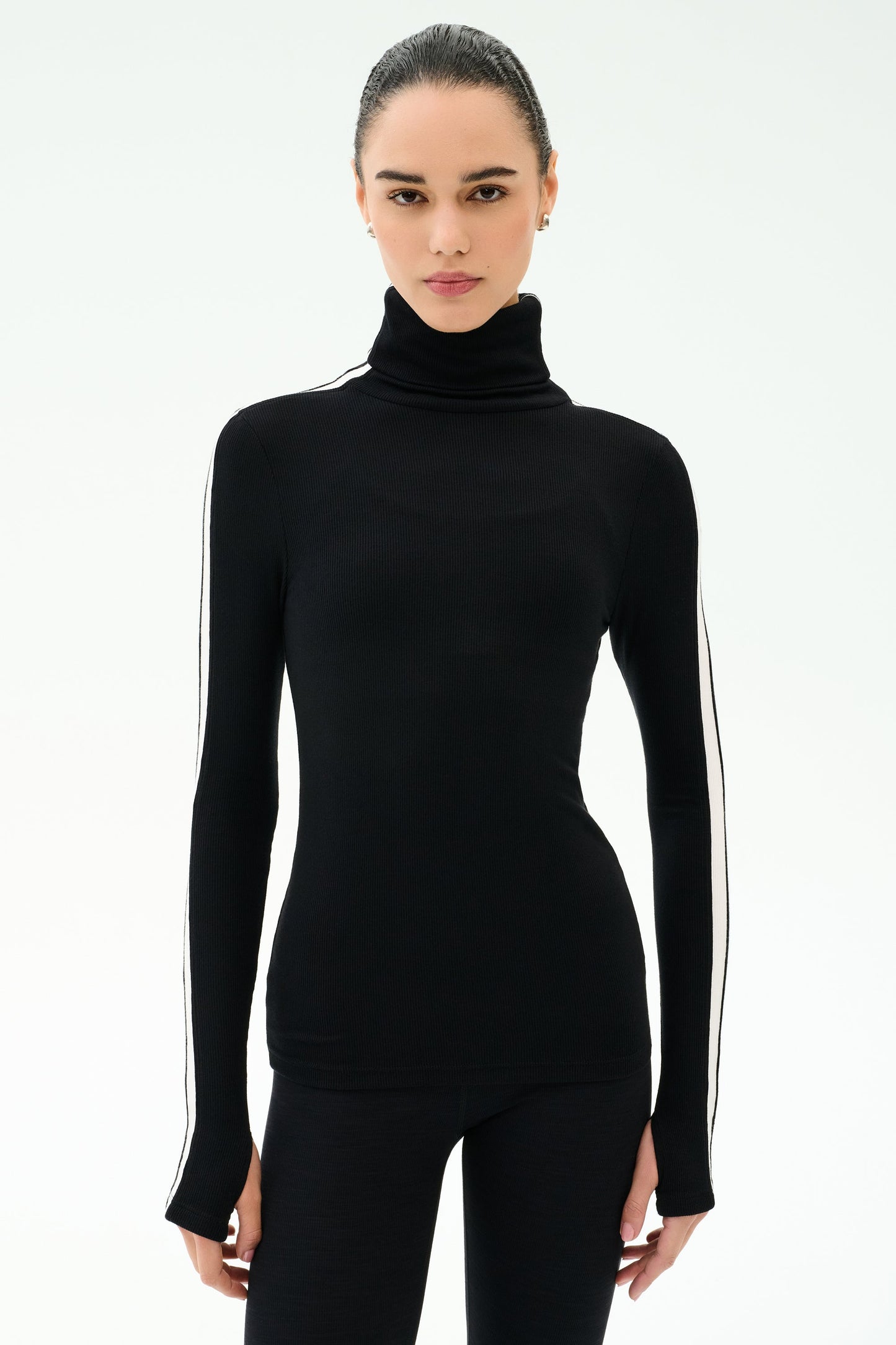 Jackson Rib Full Length Turtleneck - Splits59