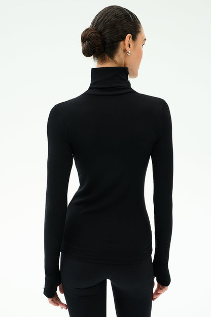 Jackson Rib Full Length Turtleneck - Splits59