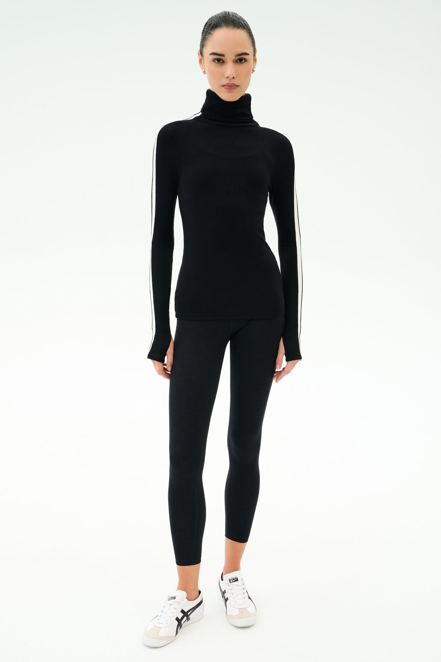 Jackson Rib Full Length Turtleneck - Splits59