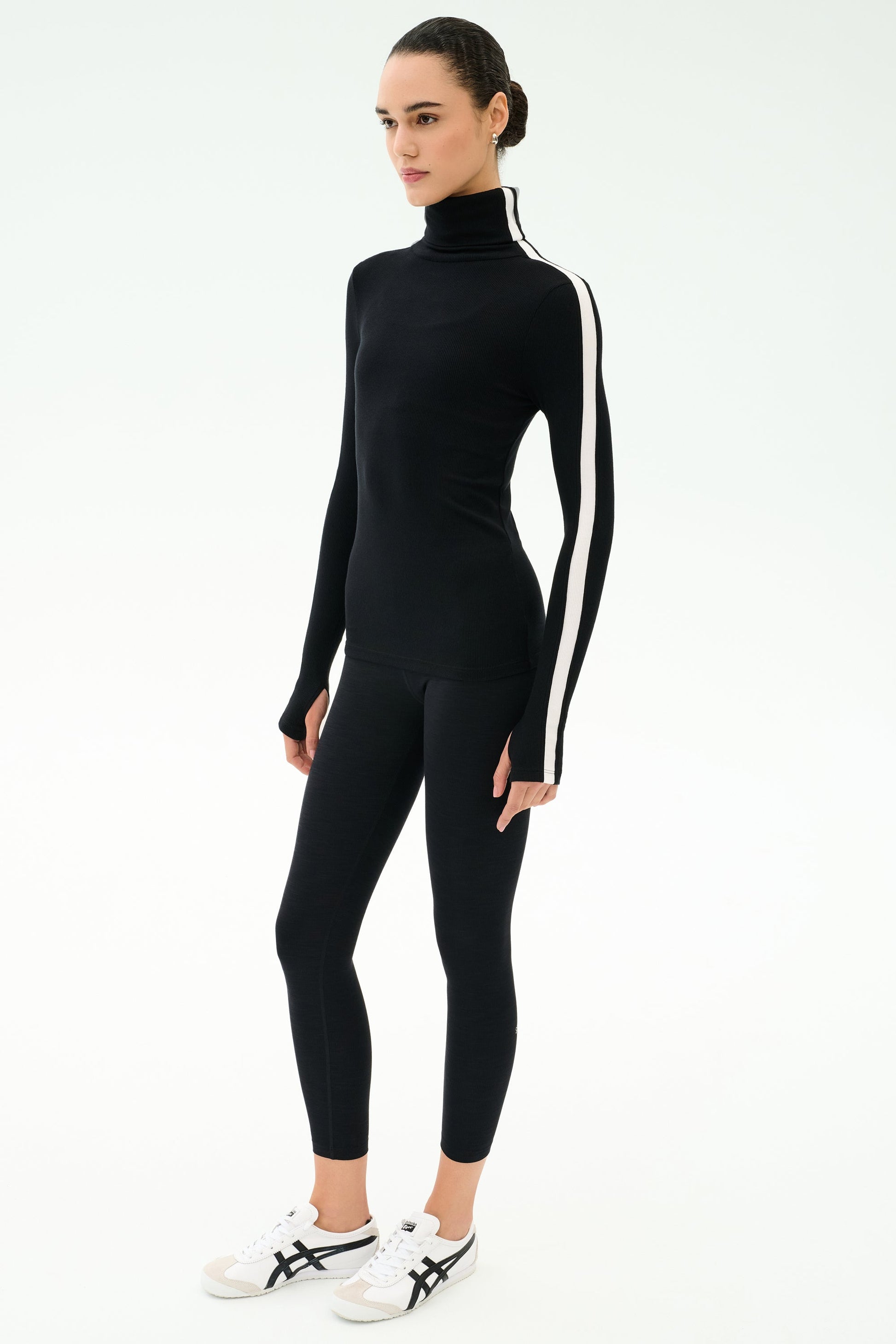 Jackson Rib Full Length Turtleneck - Splits59