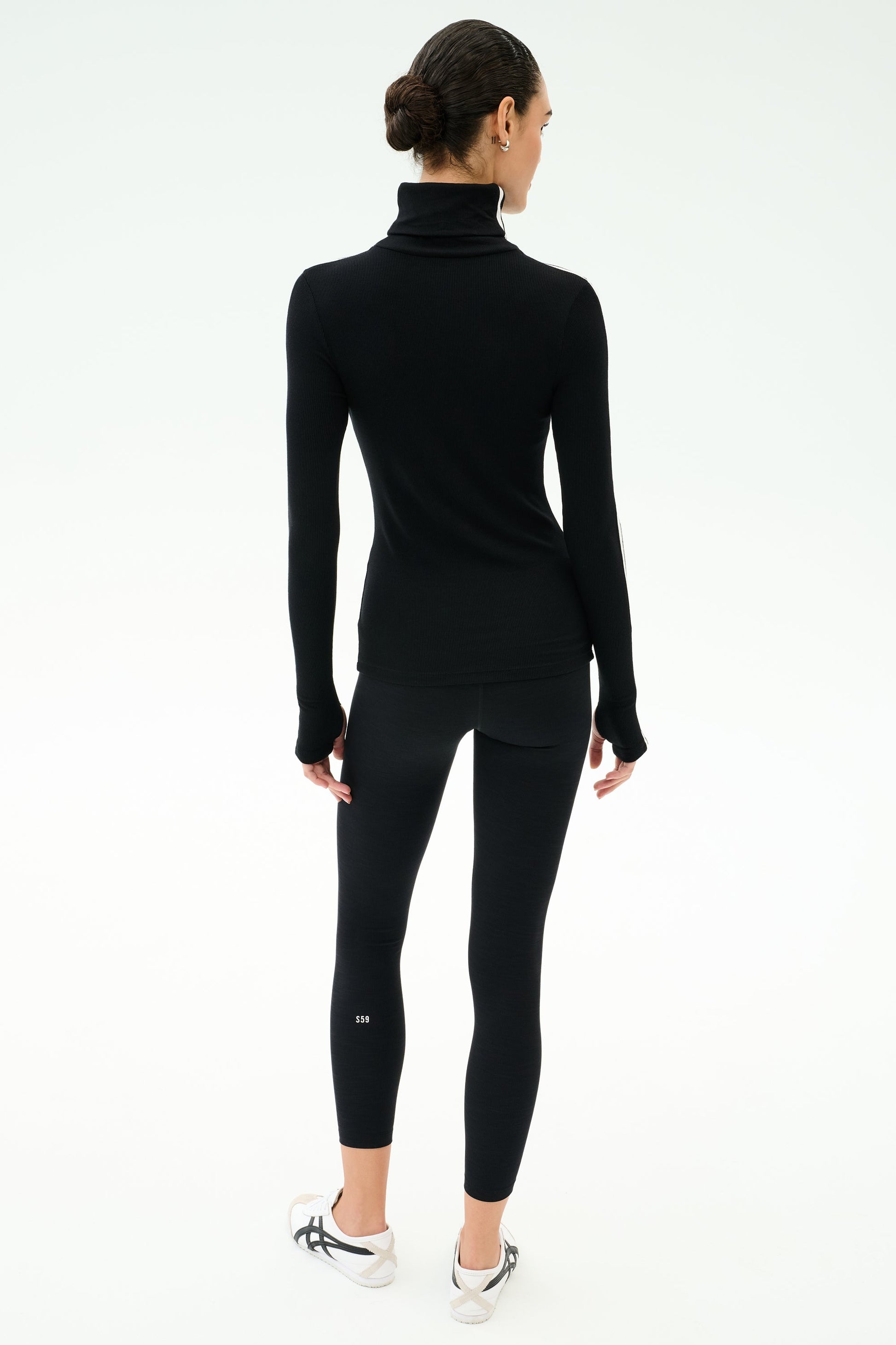 Jackson Rib Full Length Turtleneck - Splits59