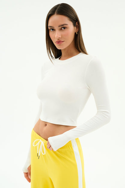 Louise Rib Long Sleeve Crop - Splits59
