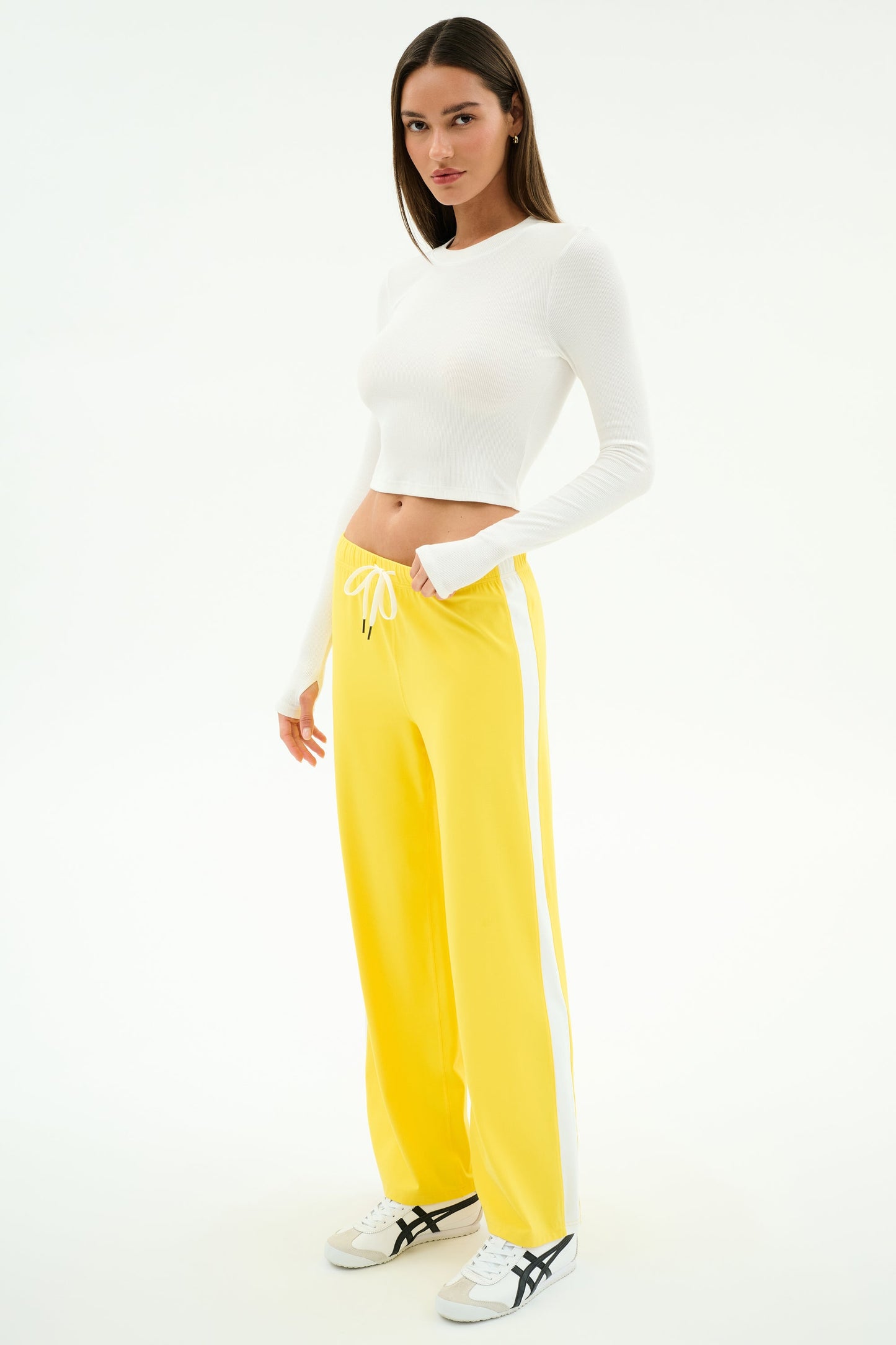 Louise Rib Long Sleeve Crop - Splits59