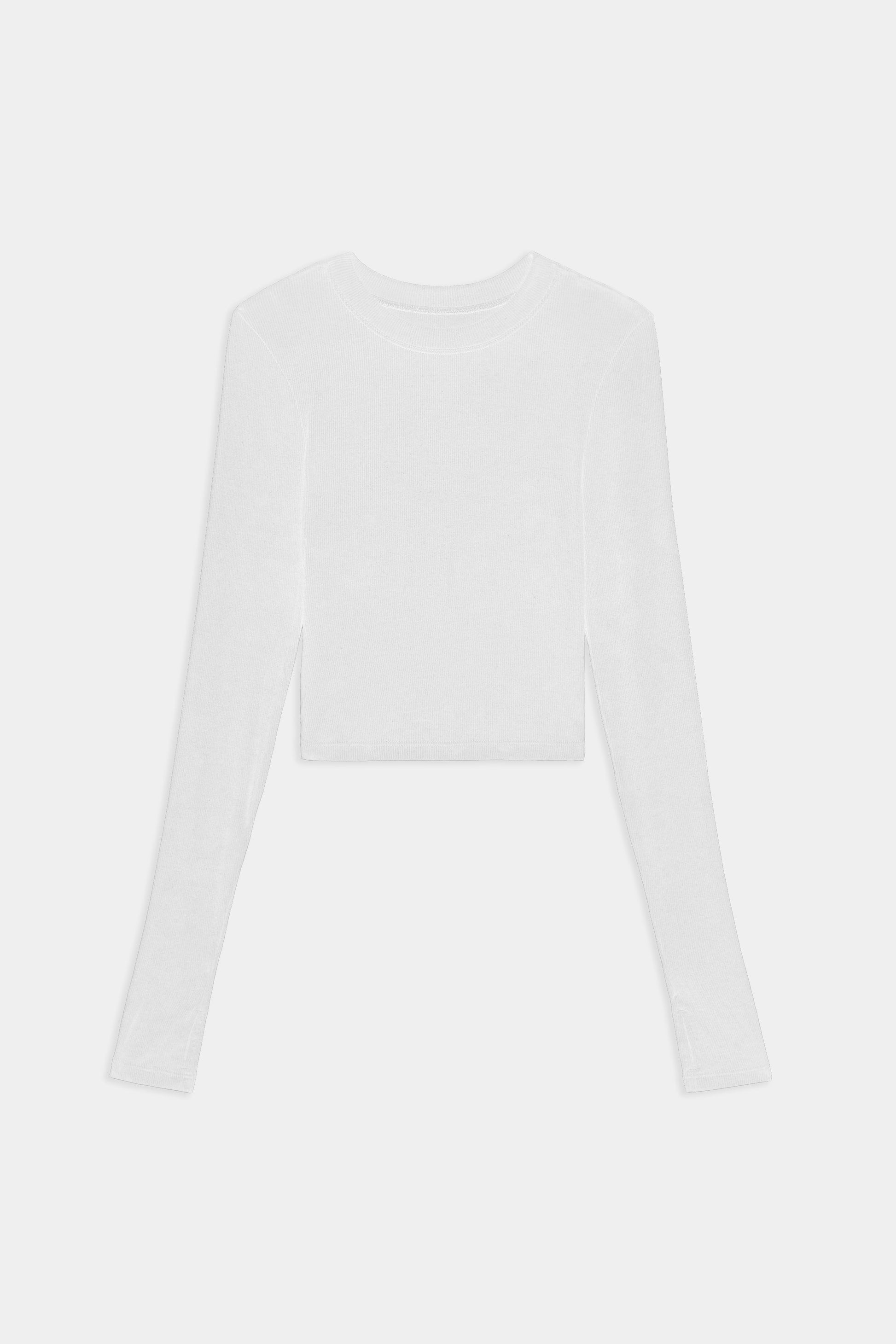 Louise Rib Long Sleeve Crop - Splits59