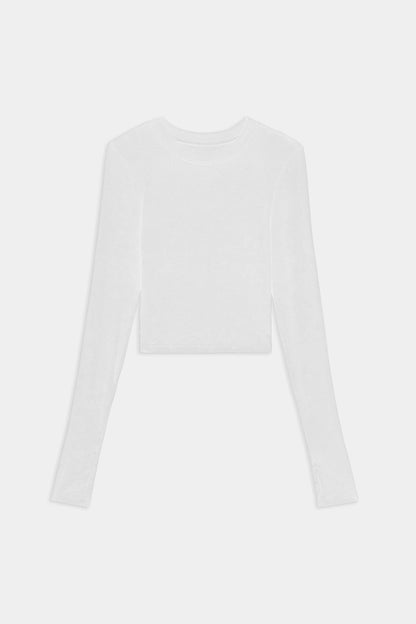Louise Rib Long Sleeve Crop - Splits59