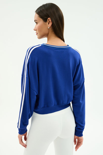 Ellie Fleece V Neck Sweatshirt - Splits59