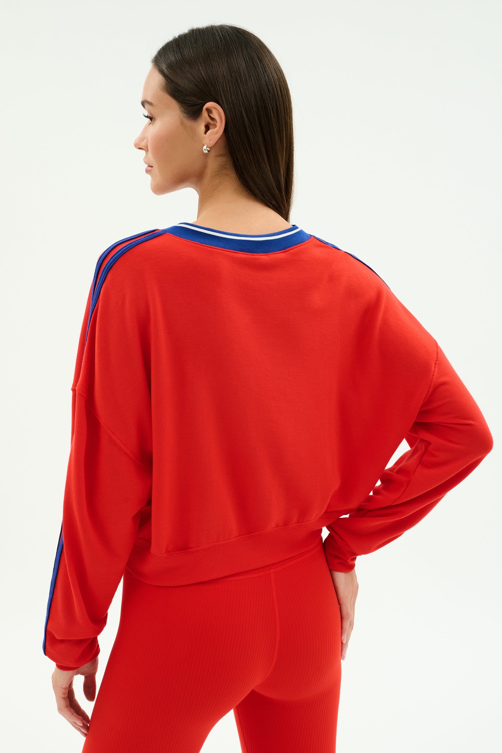 Ellie Fleece V Neck Sweatshirt - Splits59