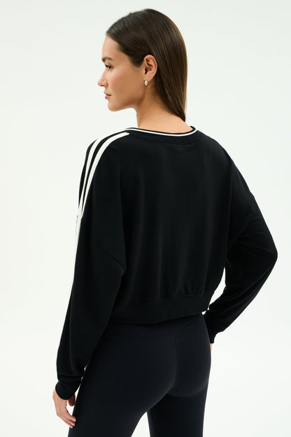 Ellie Fleece V Neck Sweatshirt - Splits59