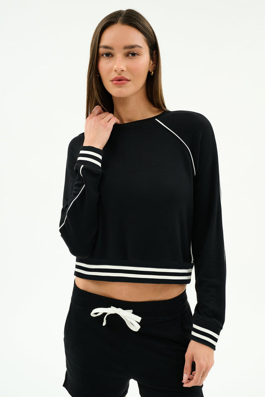 Brooks Fleece Sweatshirt With Stripe - Splits59