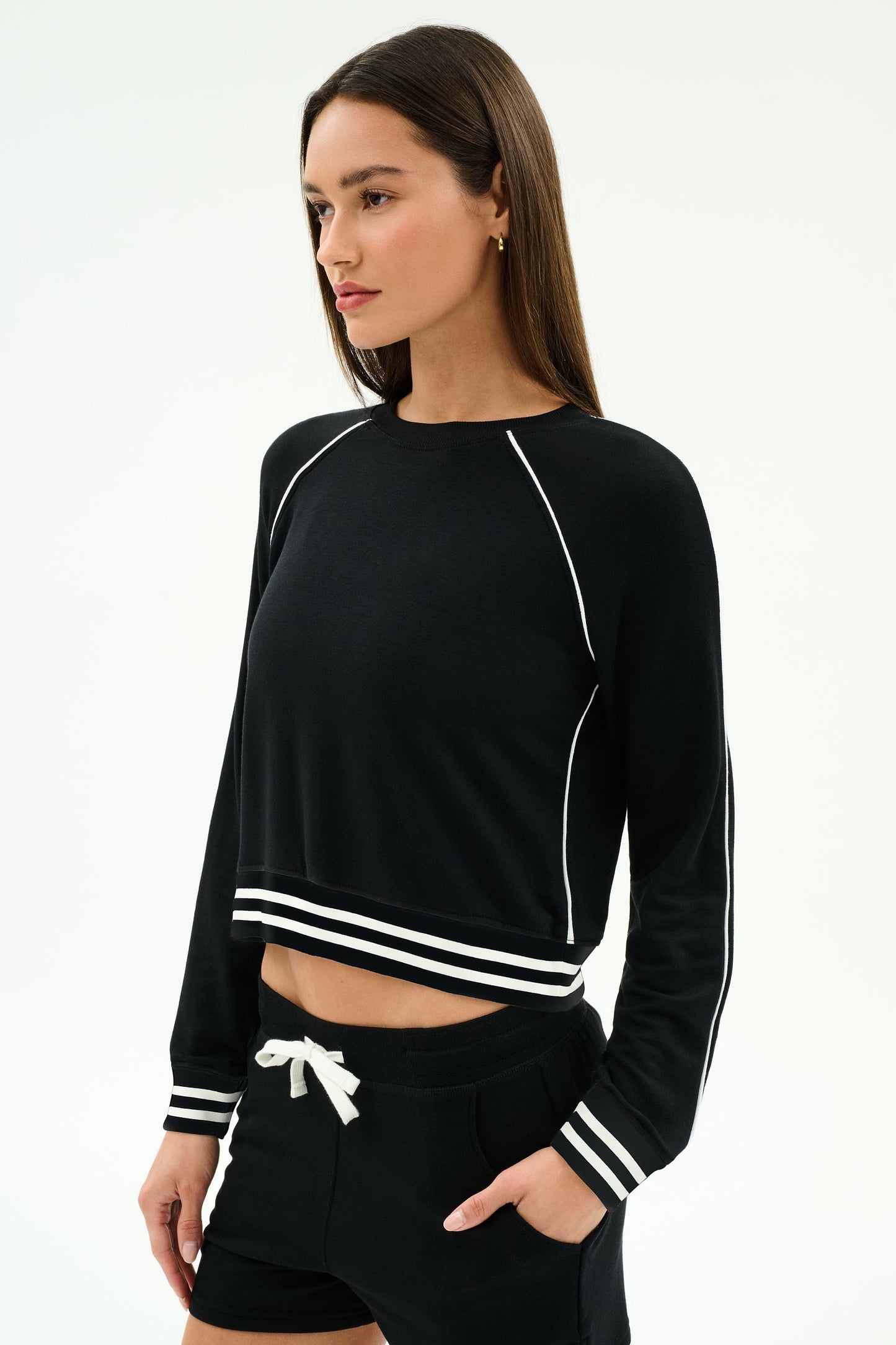 Brooks Fleece Sweatshirt With Stripe - Splits59