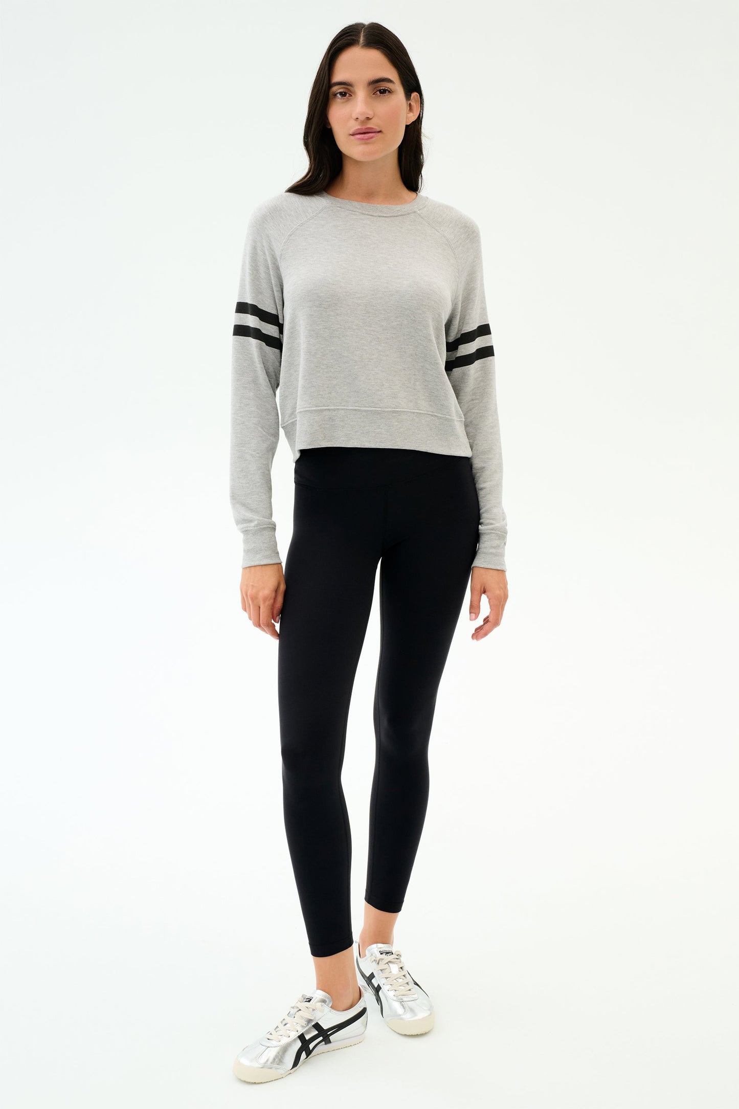 Brooks Stripe Fleece Sweatshirt - Splits59