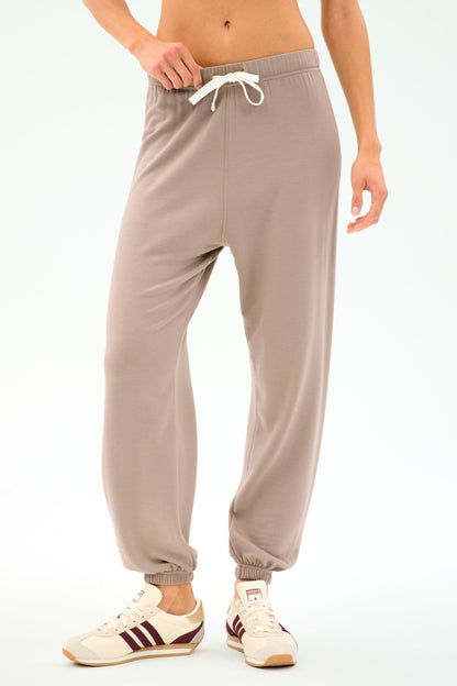 Andie Oversized Fleece Sweatpant - Splits59