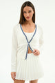 White/Indigo