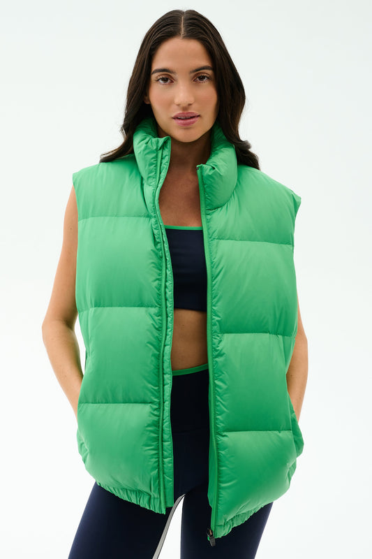 Summit Nylon Puffer Vest - Splits59