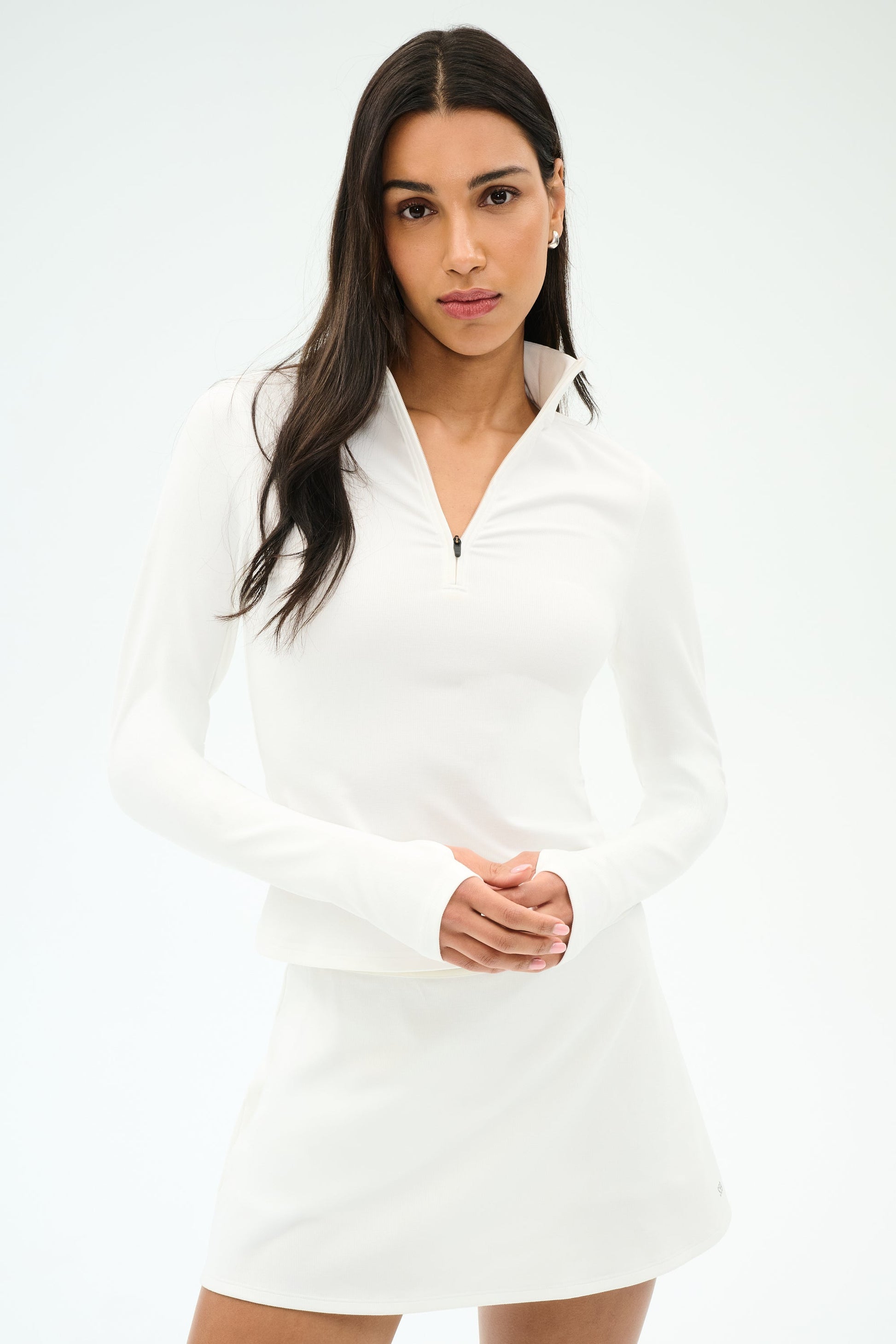 Stevie Active Rib Half Zip Waist Length - Splits59