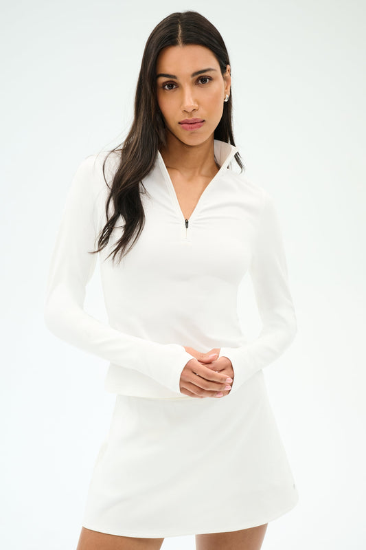 Stevie Active Rib Half Zip Waist Length - Splits59