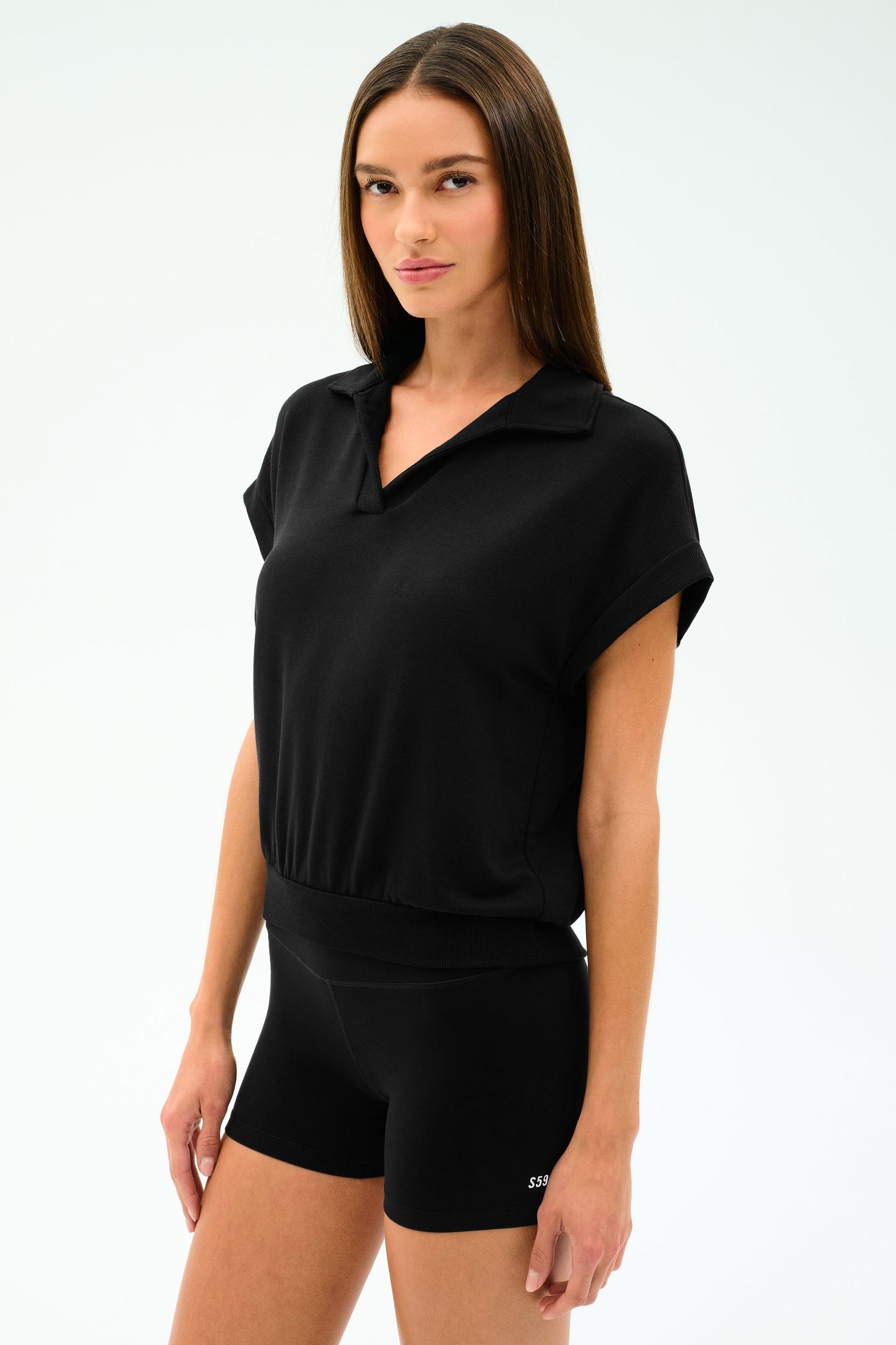 Evie Fleece Sleeveless Polo - Splits59