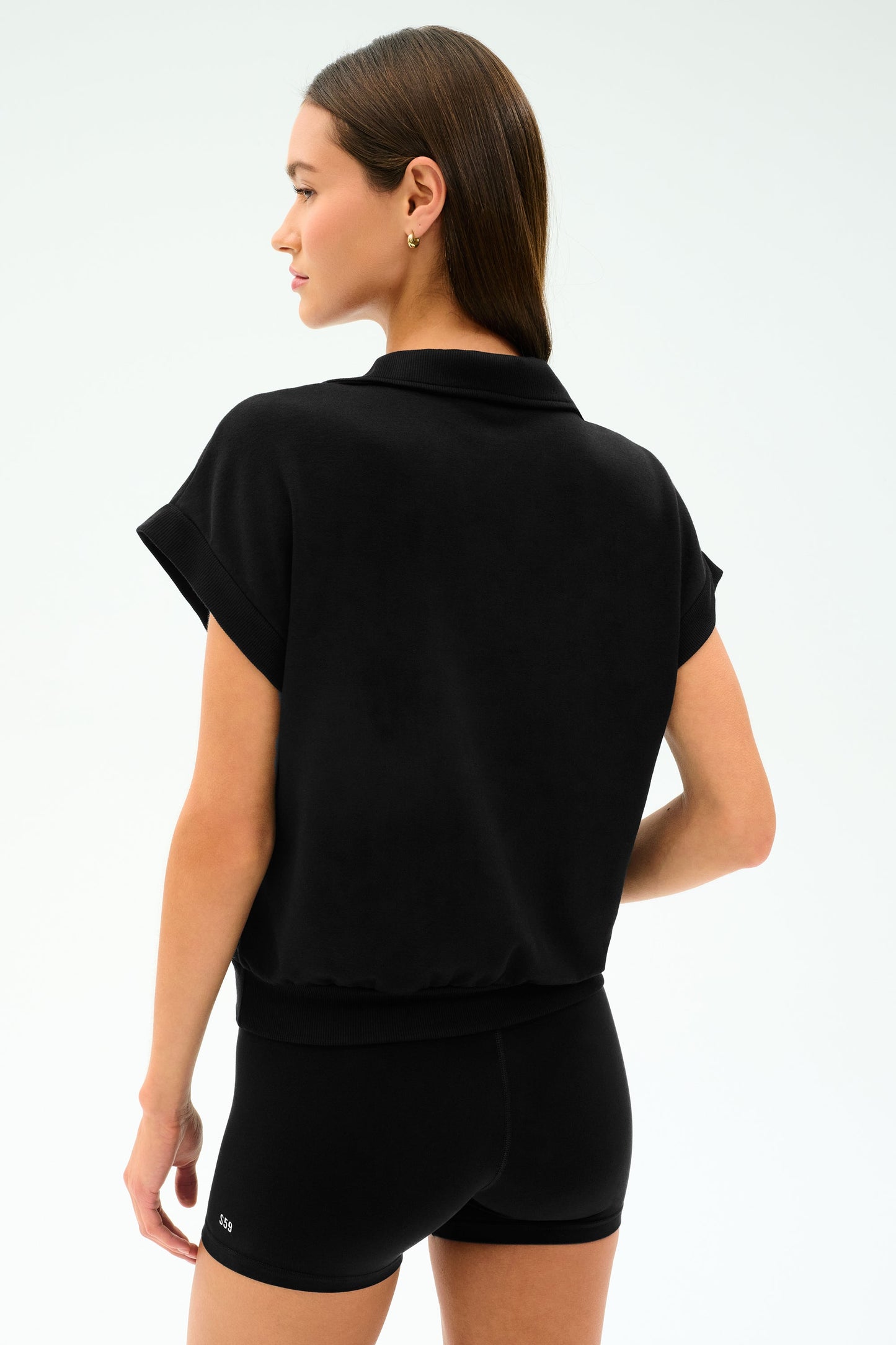 Evie Fleece Sleeveless Polo - Splits59