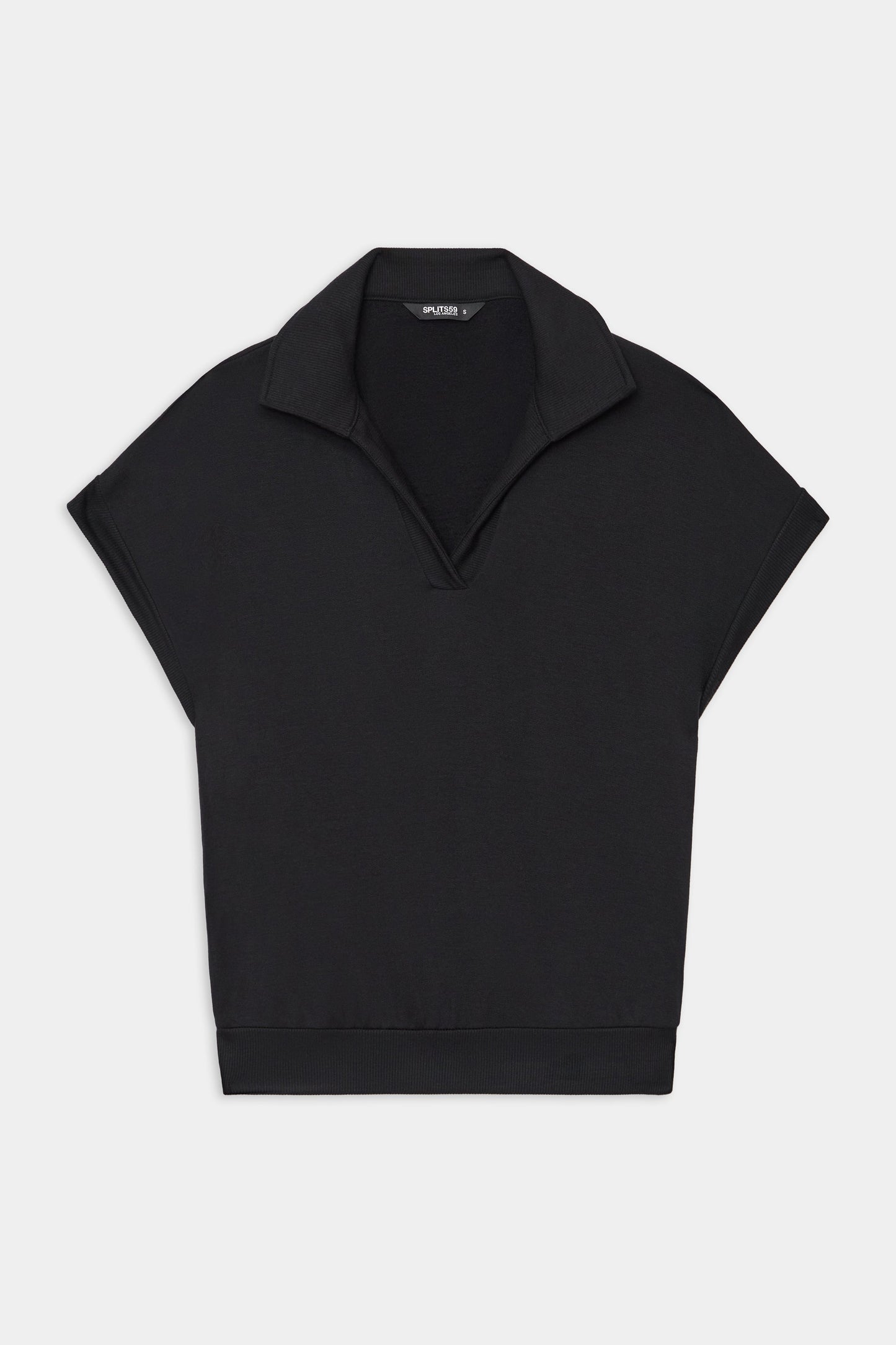 Evie Fleece Sleeveless Polo - Splits59