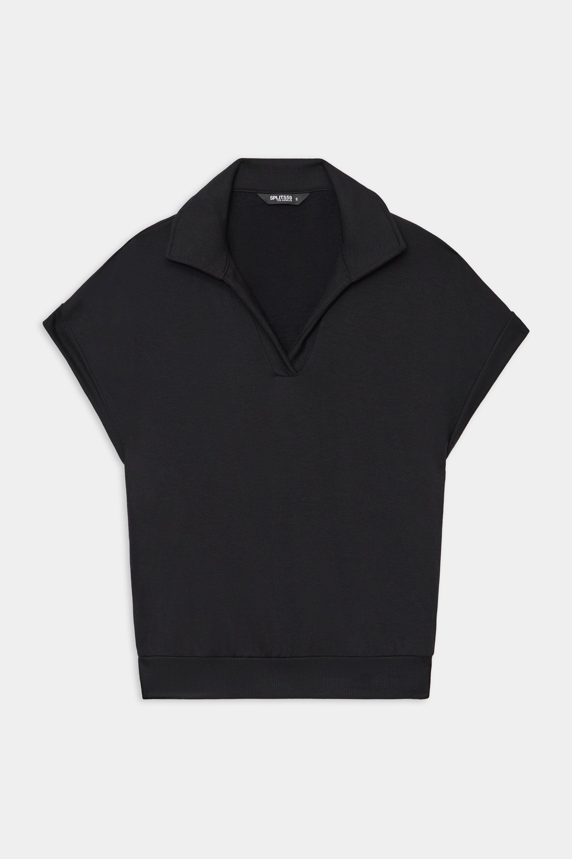 Evie Fleece Sleeveless Polo - Splits59