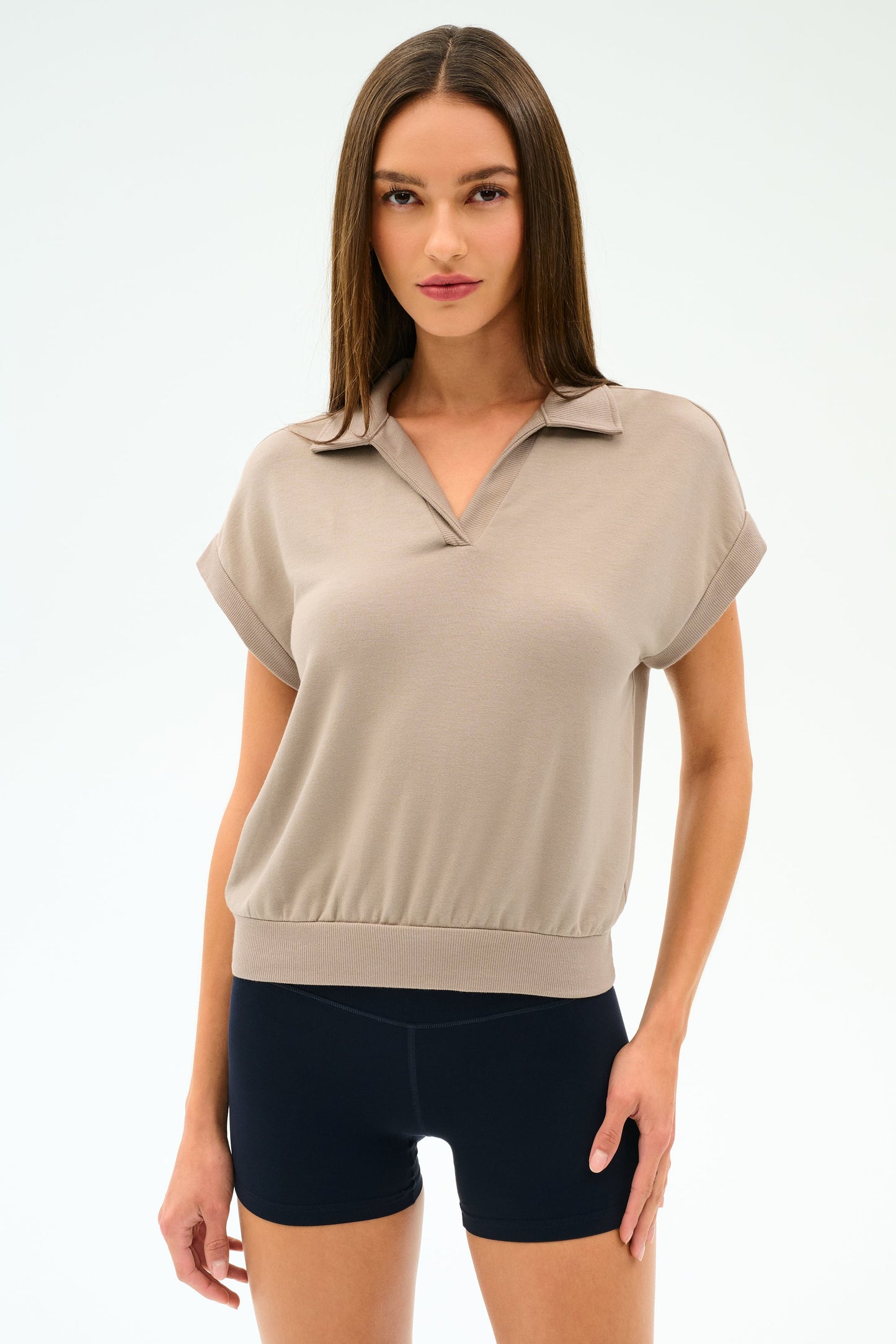 Evie Fleece Sleeveless Polo - Splits59