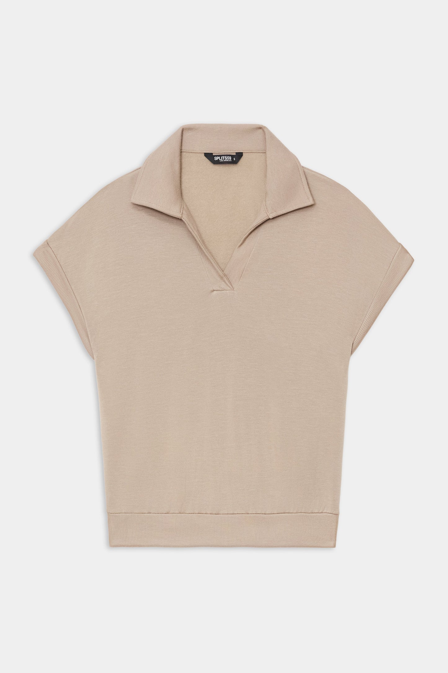 Evie Fleece Sleeveless Polo - Splits59