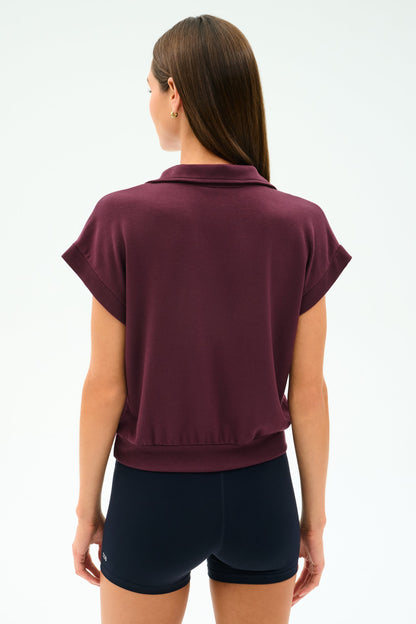 Evie Fleece Sleeveless Polo - Splits59