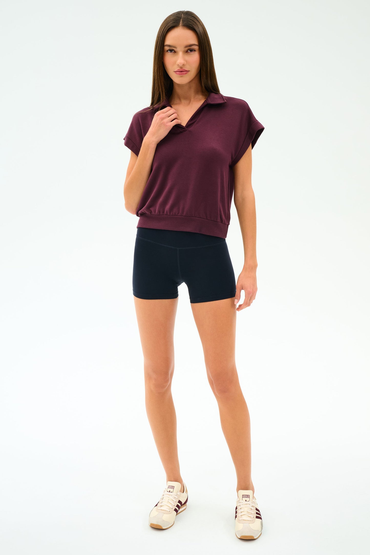 Evie Fleece Sleeveless Polo - Splits59