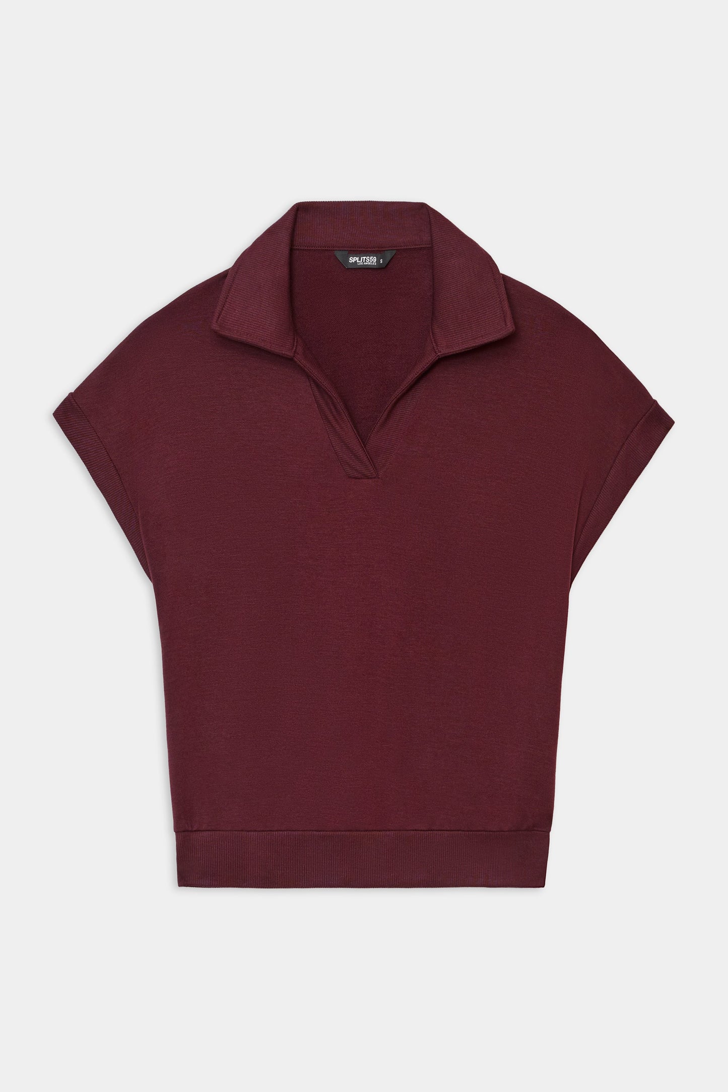 Evie Fleece Sleeveless Polo - Splits59