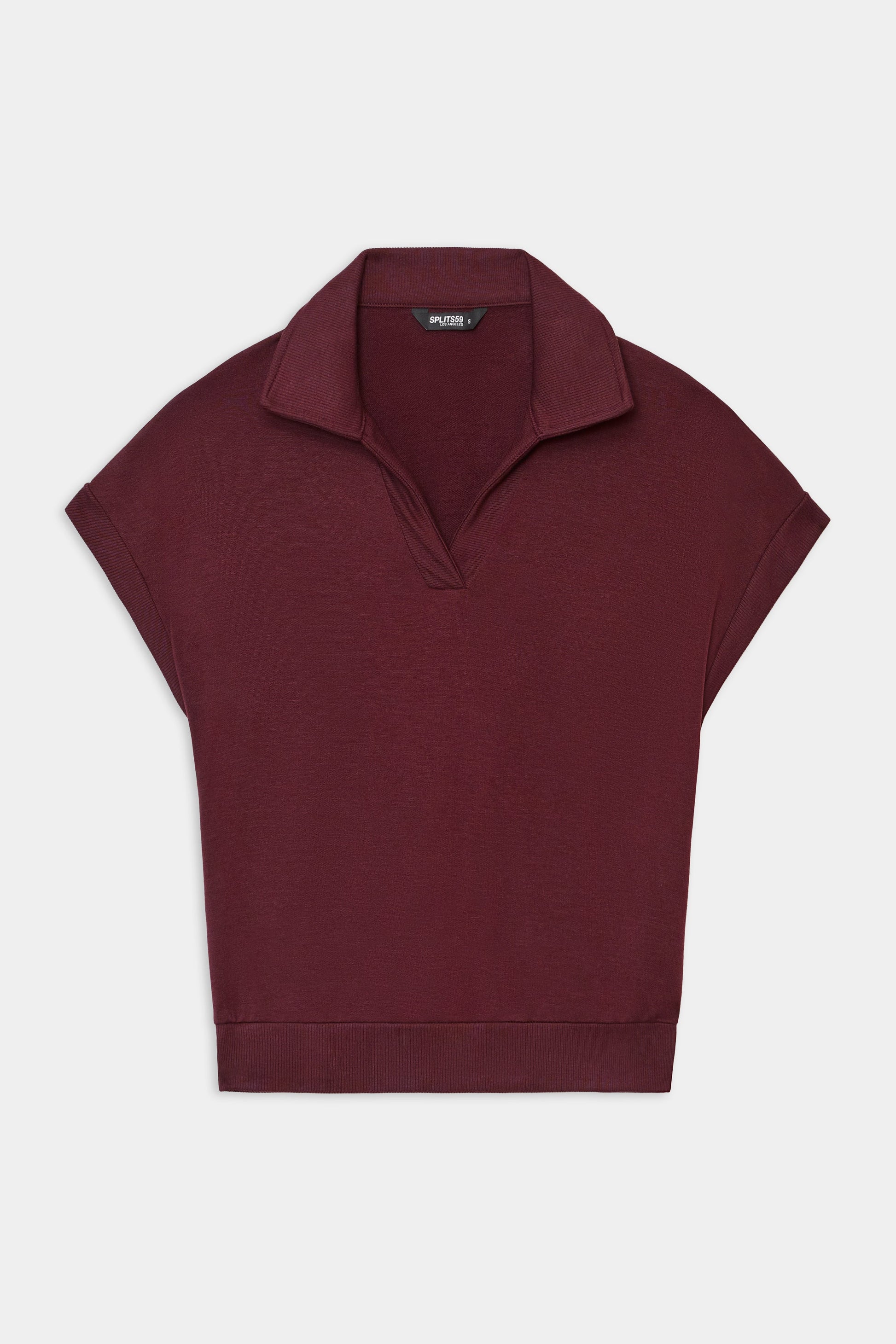 Evie Fleece Sleeveless Polo - Splits59