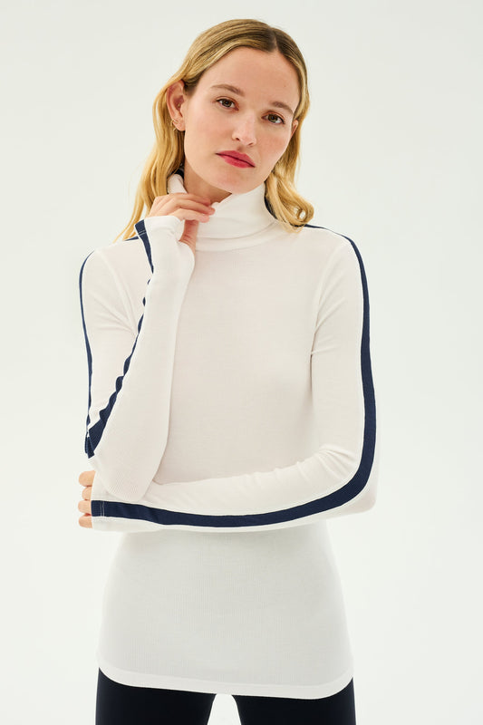 Jackson Rib Full Length Turtleneck - Splits59