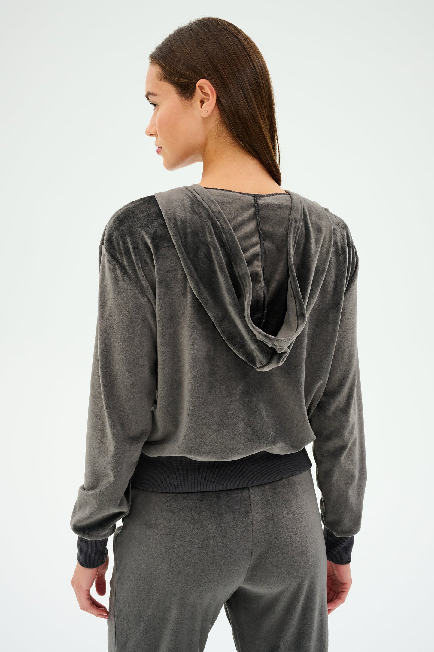 Rhys Velour Zip Up Hoodie - Splits59