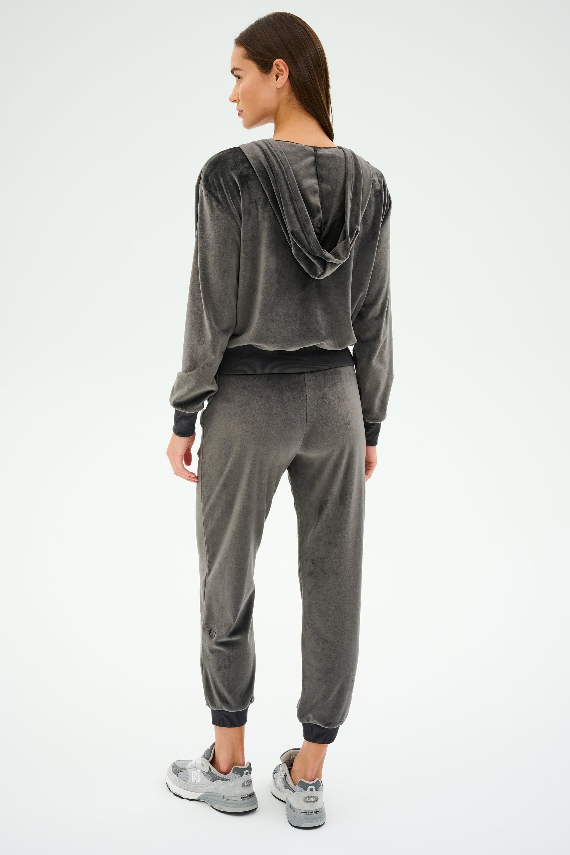 Rhys Velour Zip Up Hoodie - Splits59