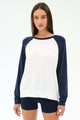 Indigo/White