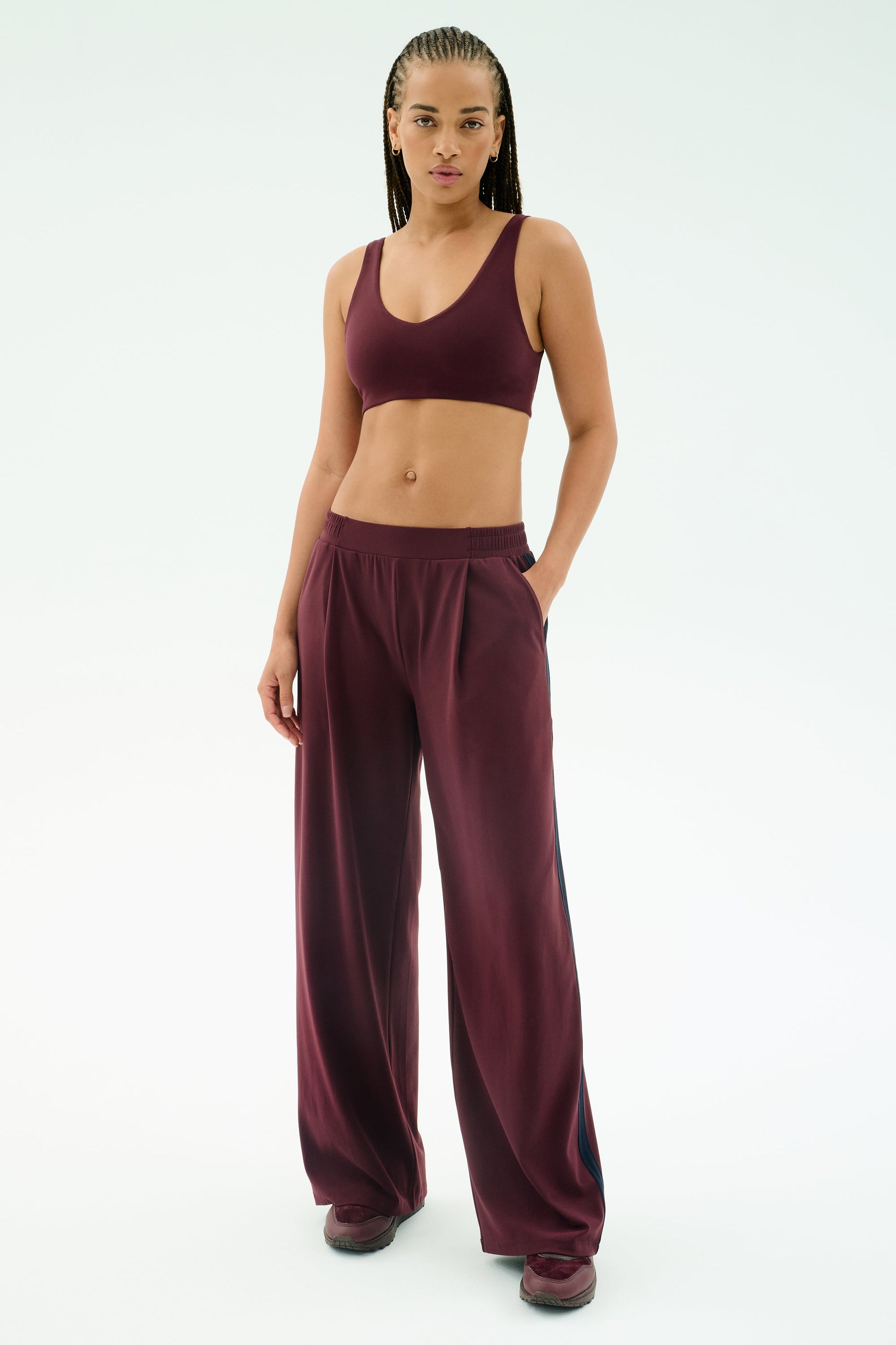 Luca Airweight Trouser with Stripe - Splits59