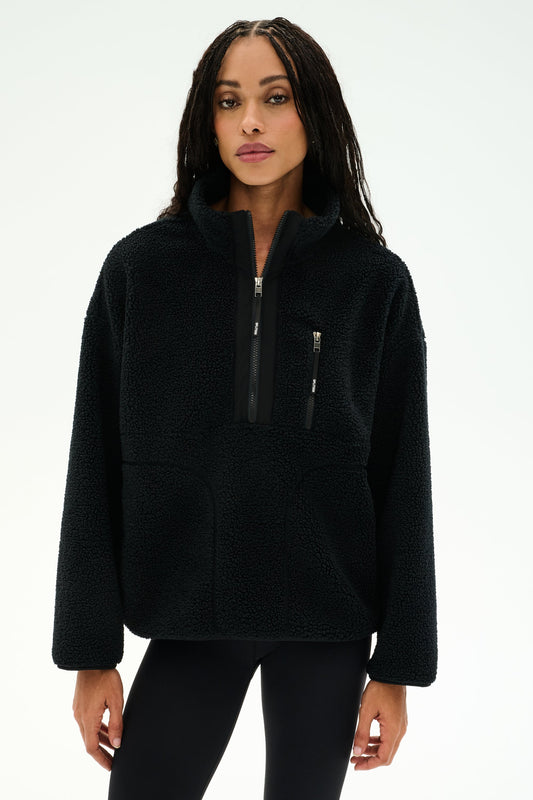 Reese Sherpa Half Zip Pullover - Splits59